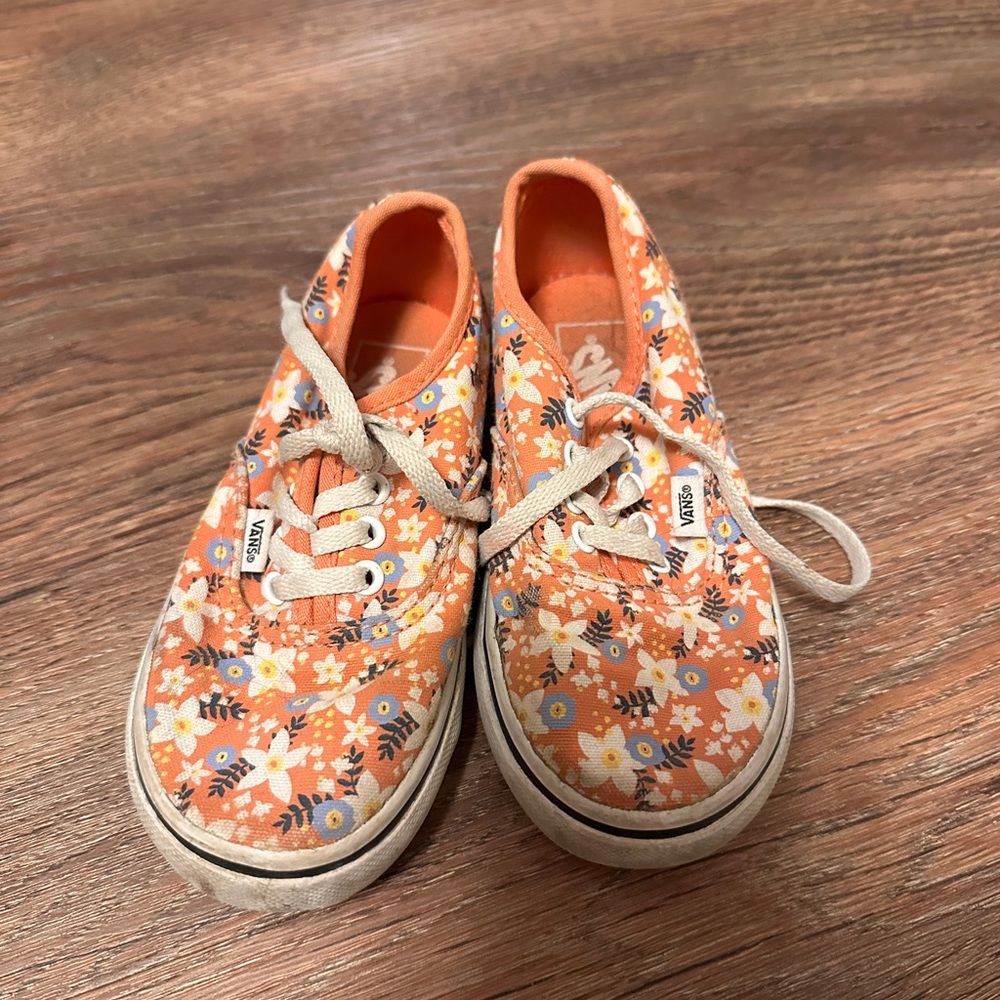 Girls Vans Floral Sneakers